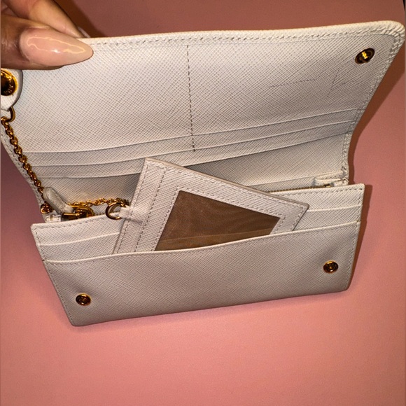 Authentic Prada Continental Leather Bow Tie Wallet - Picture 10 of 14